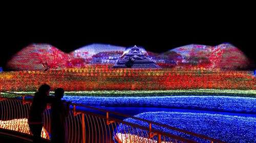最壯(zhuang)觀的鼕(dong)季燈光秀在日本呈現