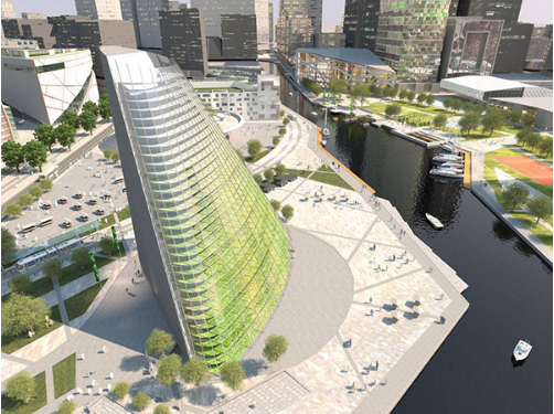 借力LED，瑞典16層高“植物大(da)廈”年(nian)産量估達55