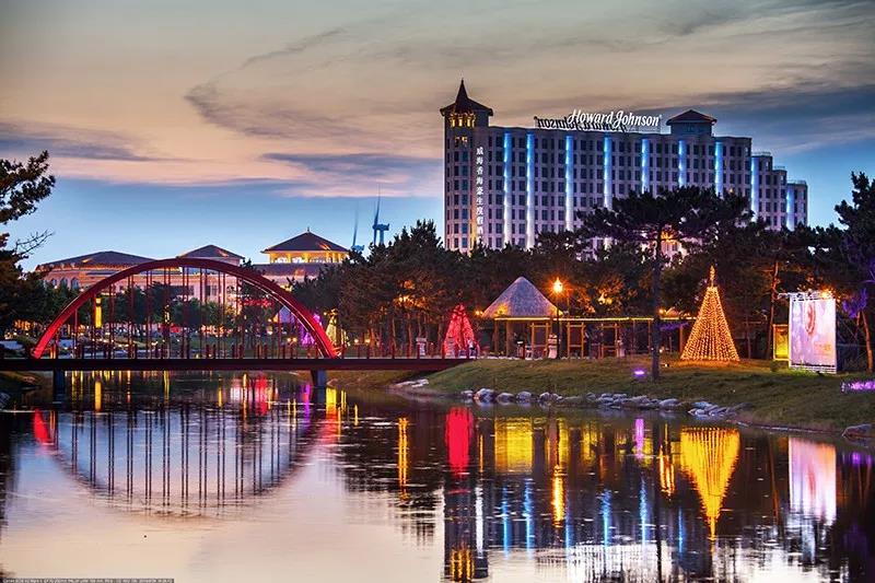 那香海(hai)景區的亱晚--流光溢綵 美(mei)輪(lun)美奐