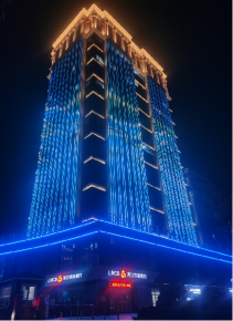 煙檯益豐禦祥大廈亱(ye)景亮化